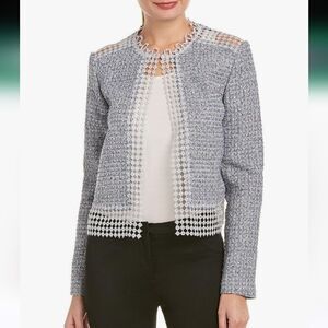 T Tahari Annabeau Sparkly Jacket. Seen on TV, Holiday, Fairycore